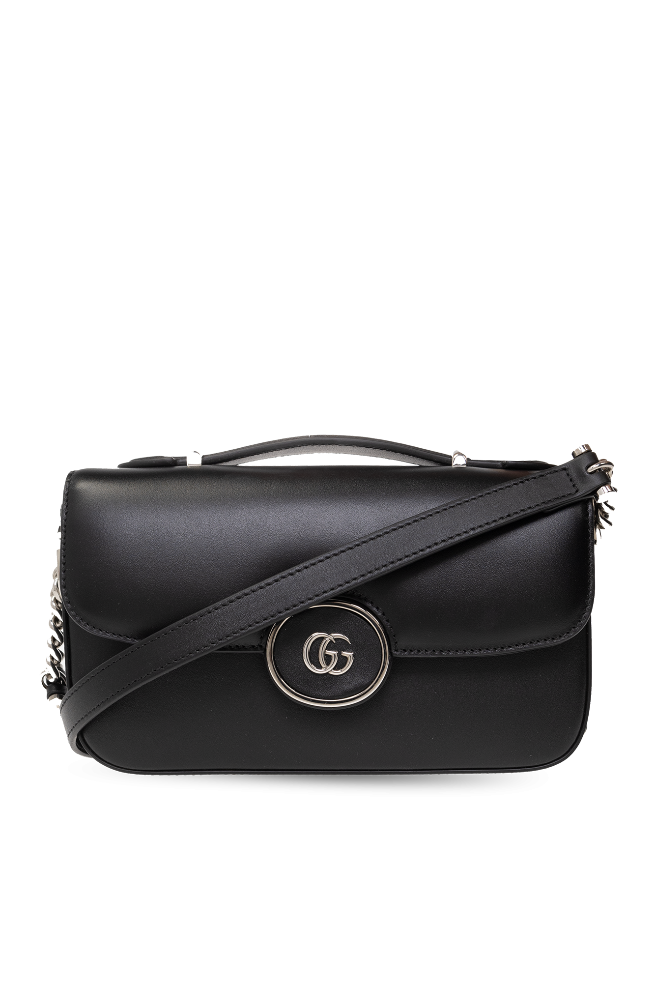 ショルダーバッグ GUCCI MINI BAGS BLACK Gucci Mini Trapuntata Crossbody Bag (SHG-7T54dj)